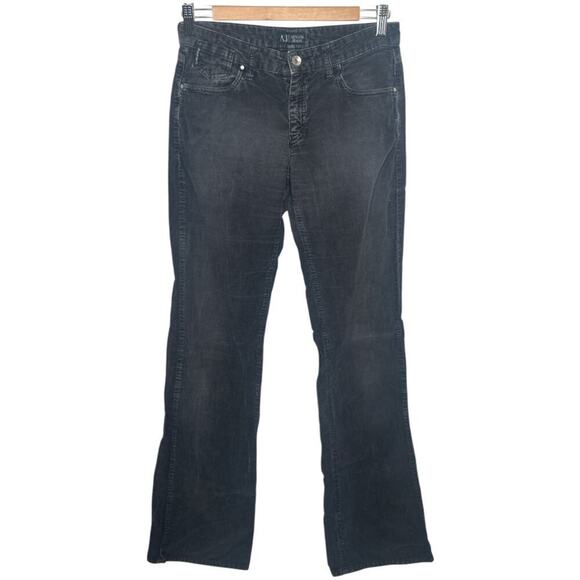 Armani Jeans Dk Gray Corduroy Bootcut Stretch Bootcut Jeans Women's Size 27 - Picture 1 of 13